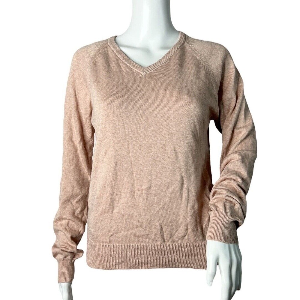Polo Sport Ralph Lauren Sweater‎ Womens Small Soft Pink Cashmere Blend Vintage